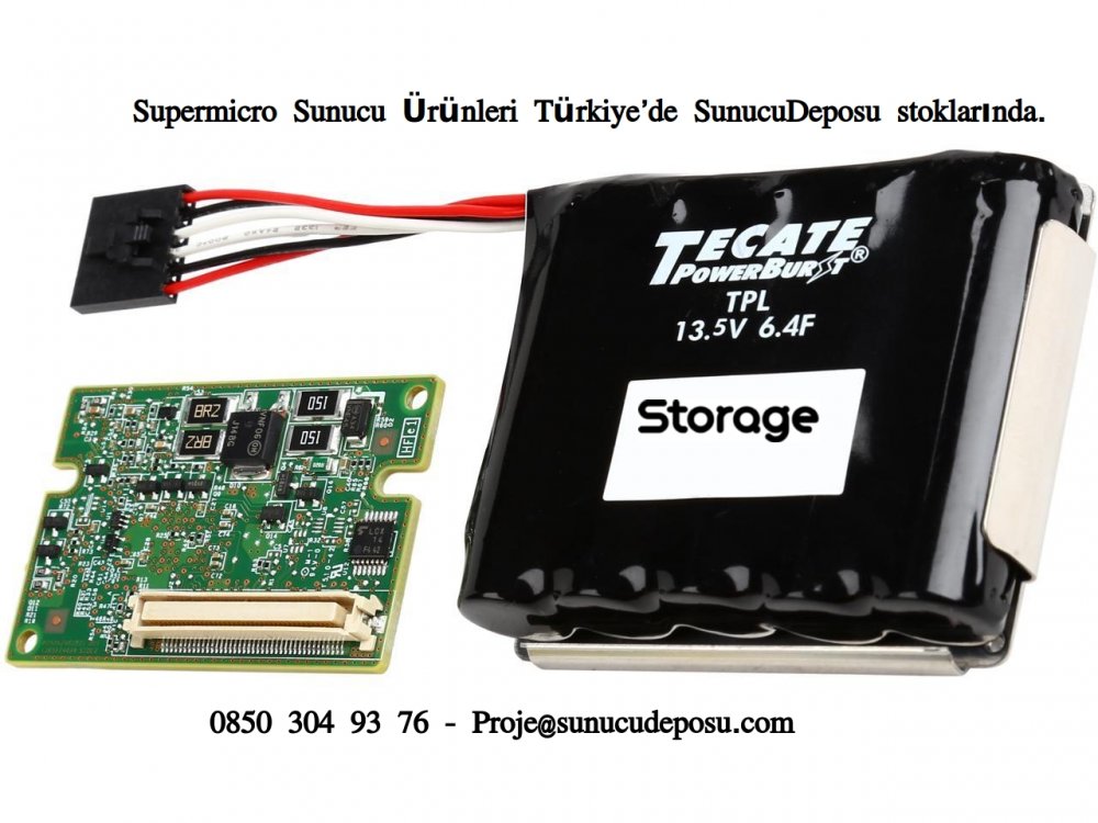 Supermicro AOC-S3108L-H8iR RAID Kart için BTR-TFM8G-LSICVM02 LSI SuperCap BBU Pil