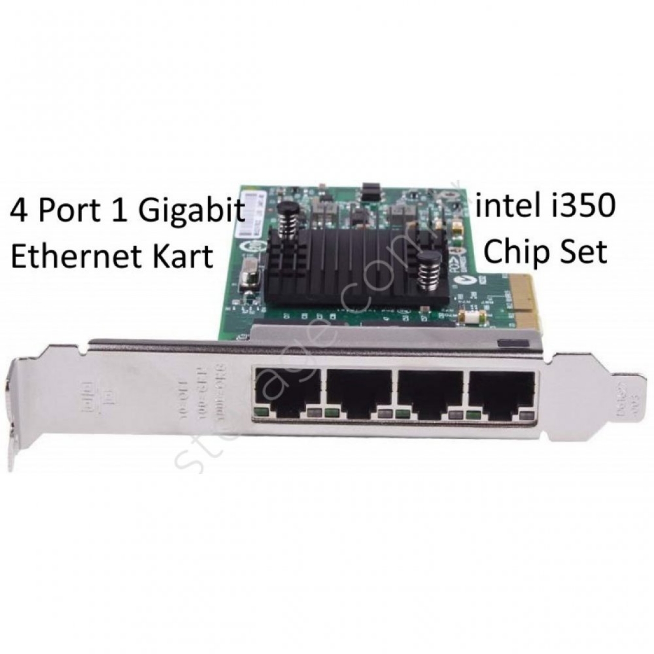 4 port Ethernet Kartı RJ45 Intel i350T4  Pci Express 1 Gigabit 