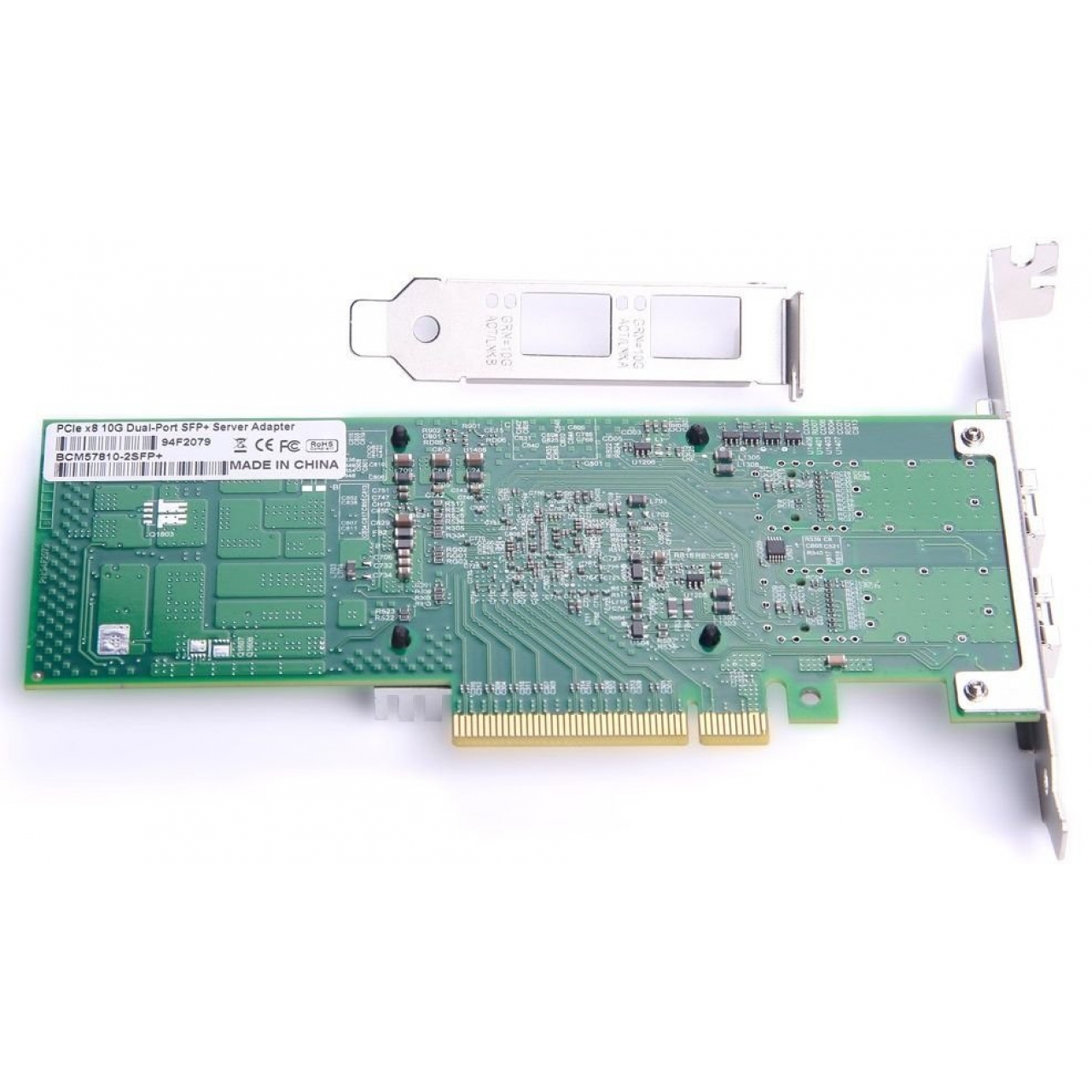 DELL HP Supermicro Uyumlu 2 Port Ethernet Kartı 10GbE SFP  Broadcom 57810 Chip