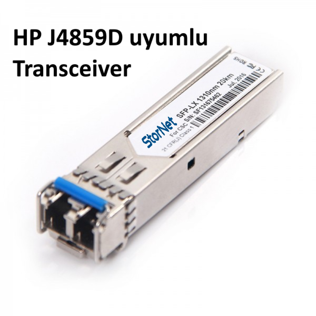 HP J4859D Uyumlu 1000Base-LX (LC-20Km-1310nm-Single-Mode) Sfp Transceiver
