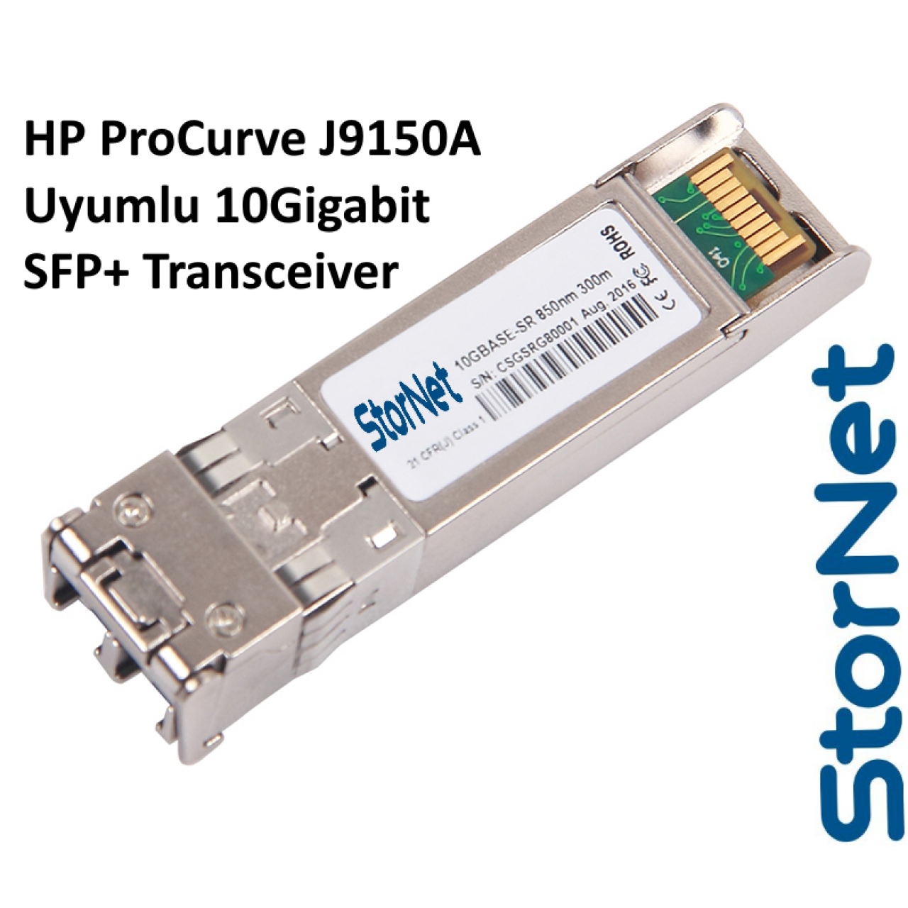 HP ProCurve J9150A Uyumlu 10Gbase-SR SFP+ 850nm 300 Transceiver
