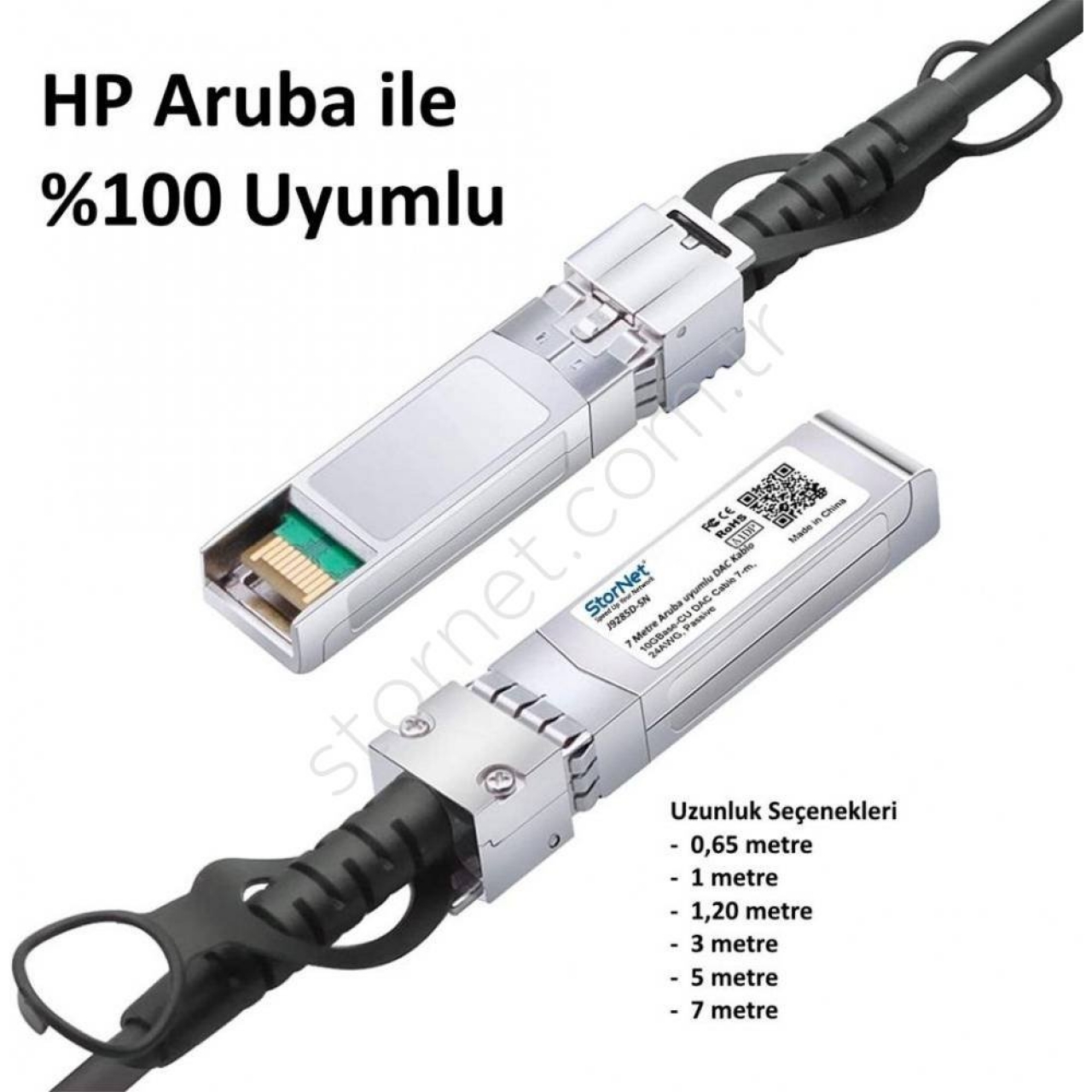 DAC Kablo J9284D Aruba uyumlu 10 Gigabit  (5 Metre)