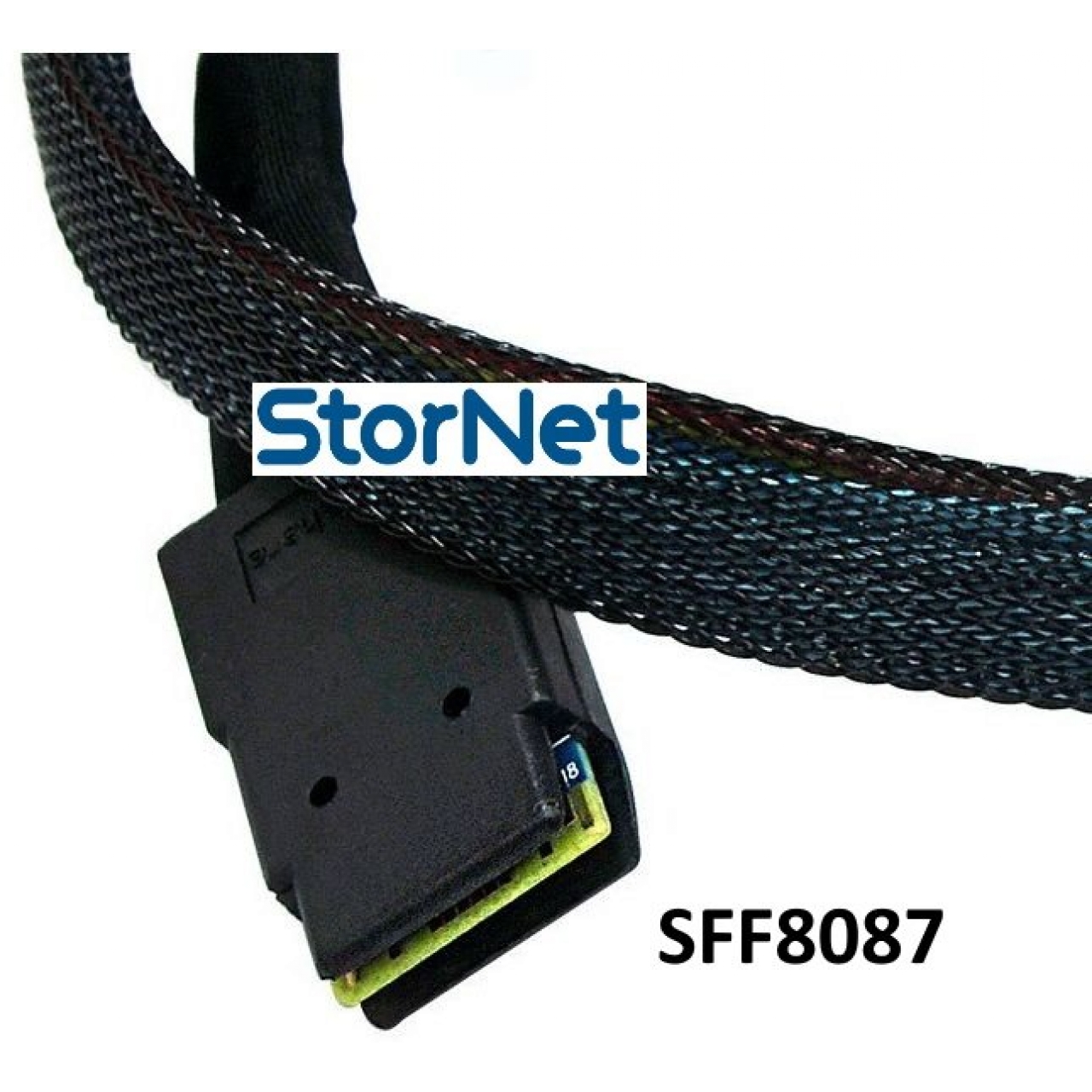 SAS Kablo Dahili RAID Kablosu SFF 8087 to SFF 8087 uzunluk 80 cm