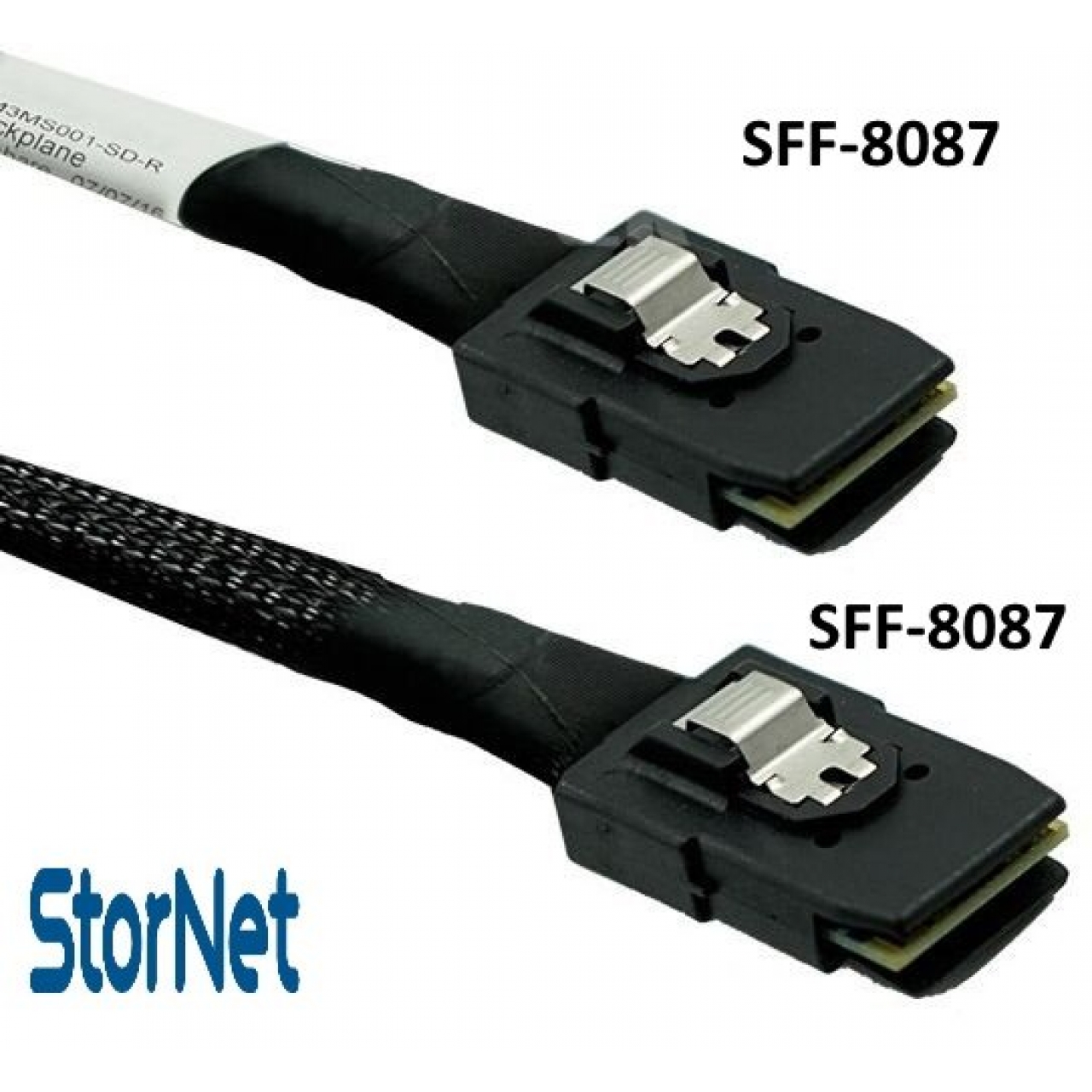 SAS Kablo Dahili RAID Kablosu SFF 8087 to SFF 8087 uzunluk 80 cm