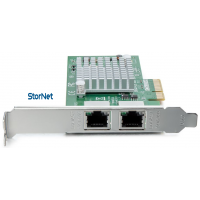 2 Port 1 Gigabit Ethernet Kart intel i350AM2 ChipSet