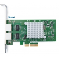 2 Port 1 Gigabit Ethernet Kart intel i350AM2 ChipSet