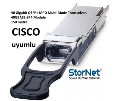 40GBASE-SR4 QSFP+ SR4 850nm 150m Transceiver Modül for Cisco